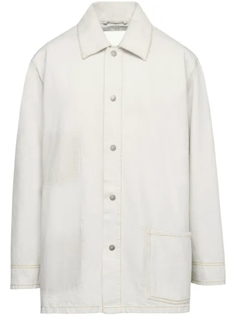 Maison Margiela Selvedge denim shirt jacket Neutrals S51AM0486S30857