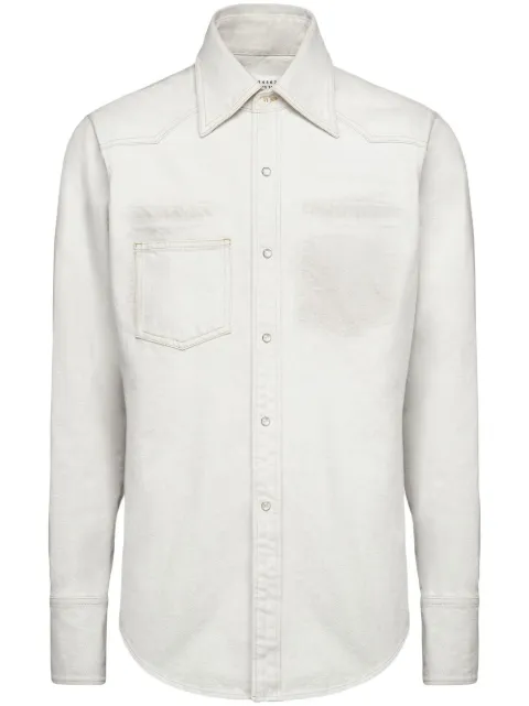 Maison Margiela Selvedge denim shirt Neutrals S50DT0007S30857