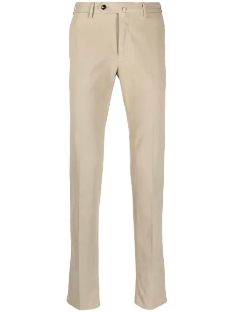 PT Torino mid-rise tapered chinos Neutrals CODT01Z00CL1