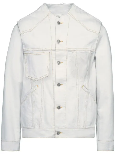 Maison Margiela Selvedge denim jacket Neutrals S50AM0587S30857