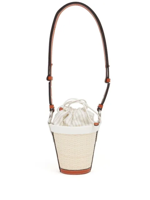 Maison Margiela Fire woven bucket bag Neutrals SB1WG0030P5352