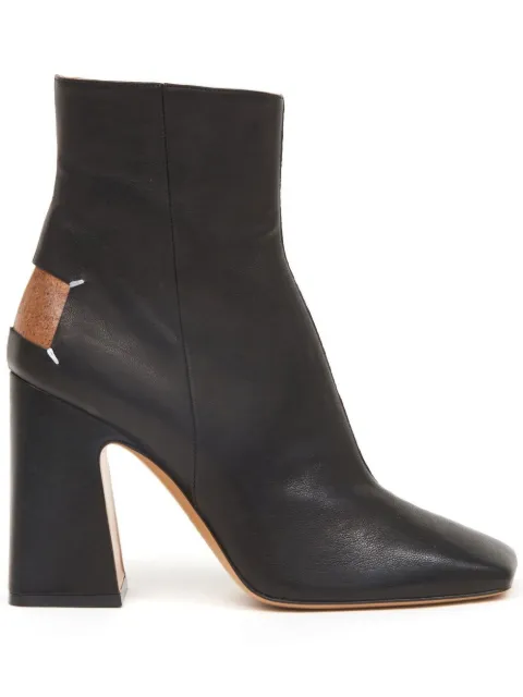 Maison Margiela Décortiqué 100mm four-stitch ankle boots Black S58WU0385P3753