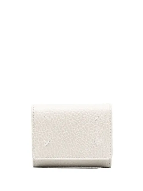 Maison Margiela four-stitch leather wallet Neutrals SA3UI0010P4455