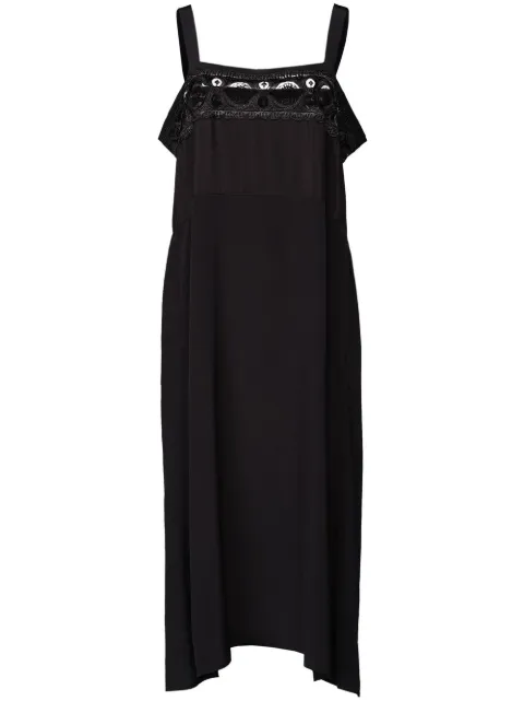 Maison Margiela embroidered midi dress Black S51DD0009S76578