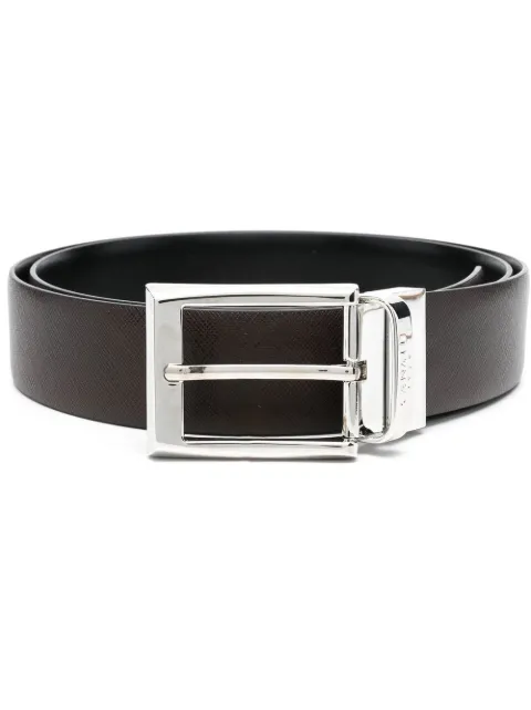 Canali buckled leather belt Brown 50CKA00033