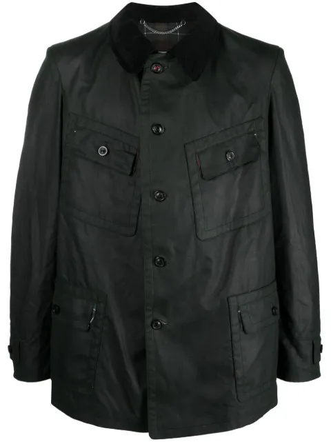 Maison Margiela waxed cotton jacket Green SI1AM0001S47739