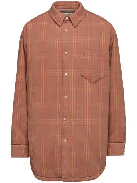 Maison Margiela checked cotton shirt Orange S51DT0006S60494