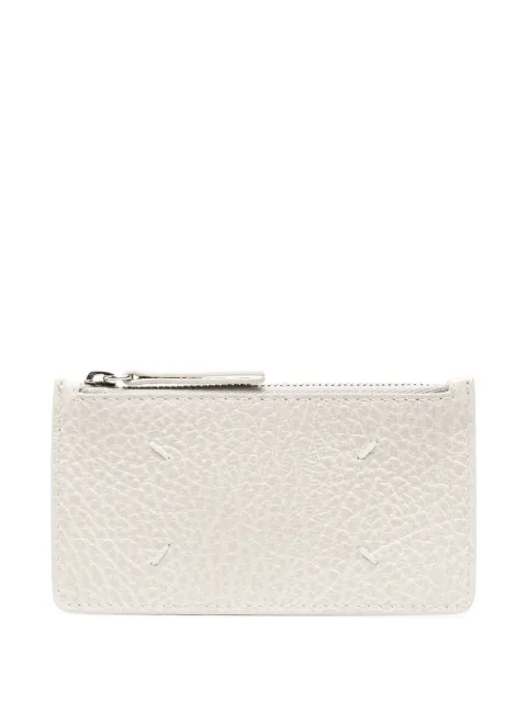 Maison Margiela four-stitch leather card holder Neutrals S56UI0143P4455