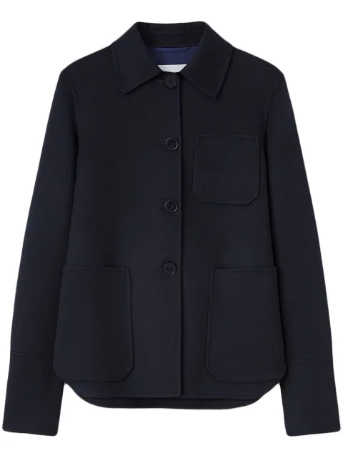 Jil Sander cashmere shirt jacket Blue J04BN0004J35001
