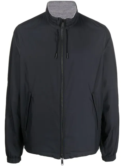 Zegna reversible zip-up sports jacket Blue E7T337124B