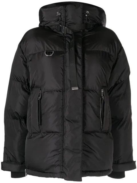 Shoreditch Ski Club Willow high-neck puffer coat Black WO030W