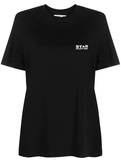 Golden Goose star-print T-shirt Black GWP01220P000879