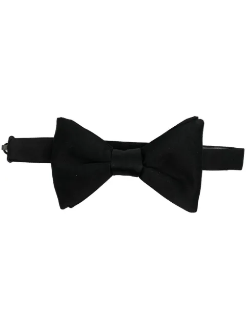 Zegna Papillon silk bow tie Black E8D60T4PL