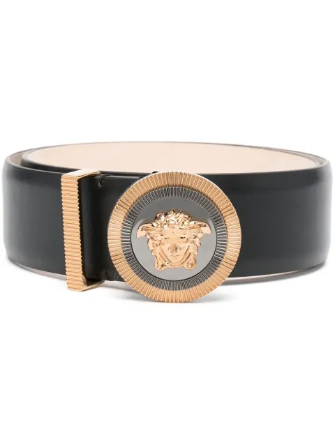 Versace Medusa logo-buckle belt Black 10040101A04846