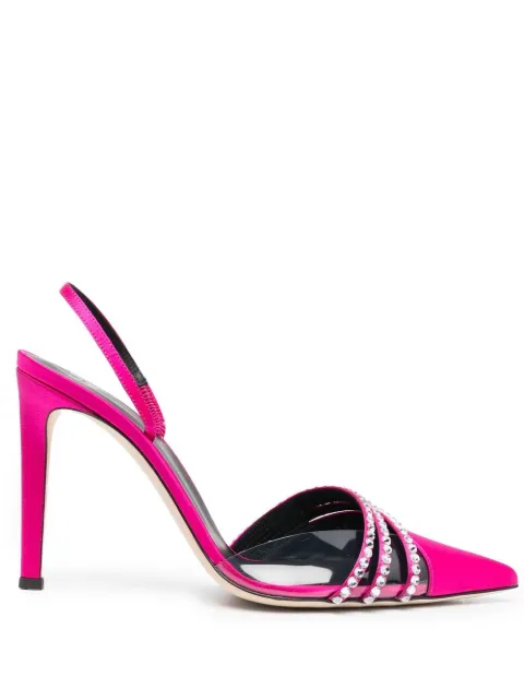 Giuseppe Zanotti gem-embellished 110mm heeled pumps Pink I250006C93474