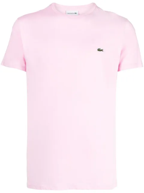 Lacoste logo-embroidered T-shirt Pink TH670900