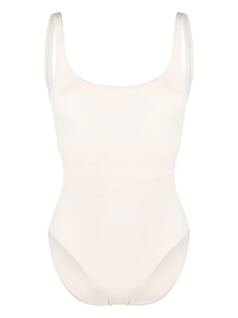 ERES panelled-waist swimsuit White 011401