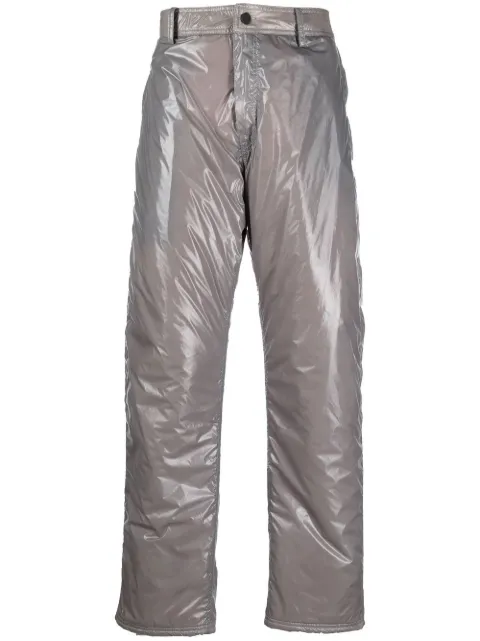 44 LABEL GROUP Group Blow Out straight-leg trousers Grey B0030126FA169