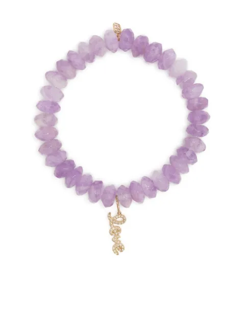 Sydney Evan 14kt yellow gold amethyst beaded bracelet Purple C20281Y7609