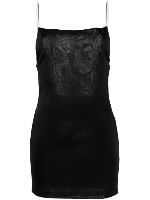 GAUGE81 Hira metallic straps minidress Black 223112
