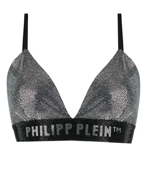 Philipp Plein bra stones Silver SACCWUZ0081PJY002N