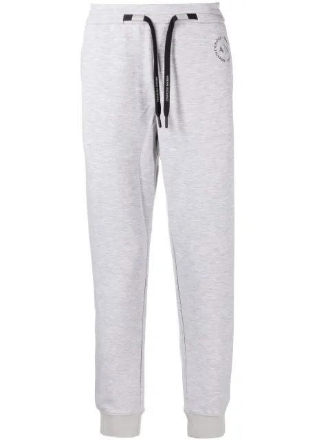 Armani Exchange logo-print track pants Grey 8NZP91Z9N1Z