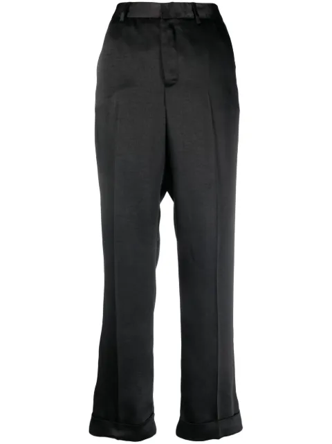 Philipp Plein high waist tailored trousers Black SACCWRT1322PTE003N