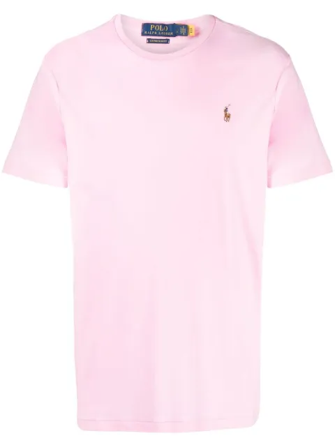 Polo Ralph Lauren logo-print short-sleeved T-shirt Pink 710740727010
