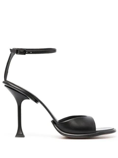 Lanvin Straplight 110mm sandals Black FWSARS05NAPAH22