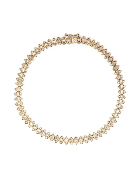 Sydney Evan 14kt yellow gold Evil Eye diamond tennis bracelet Gold BJP2544Y675