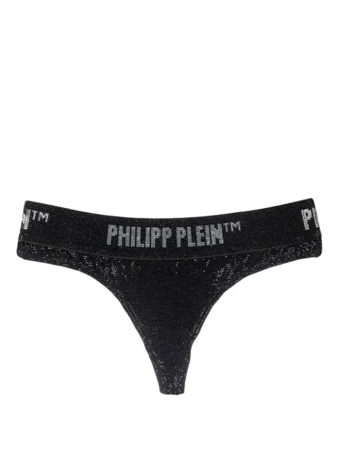 Philipp Plein thong stones Black SACCWUY0188PTE003N