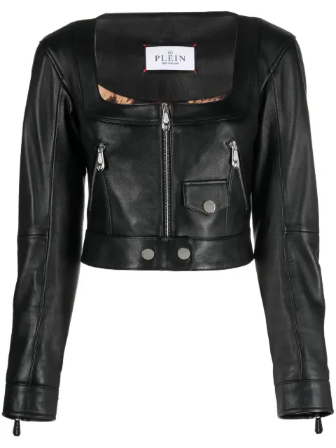 Philipp Plein zip-fastening jacket Black SACCWLB1000PLE010N