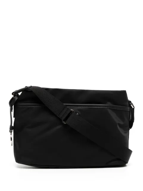agnès b. zipped leather-trim crossbody bag Black N995VN01