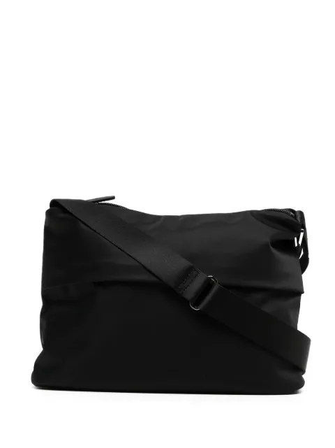 agnès b. Voyage logo-plaque crossbody bag Black O107VN01