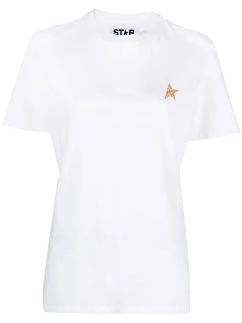 Golden Goose star-print T-shirt White GWP01220P000594