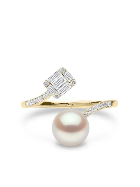Yoko London 18kt yellow gold Starlight pearl and diamond ring Gold QYR22906X