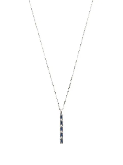 Suzanne Kalan 18kt white gold sapphire necklace Silver BAP701DBWG