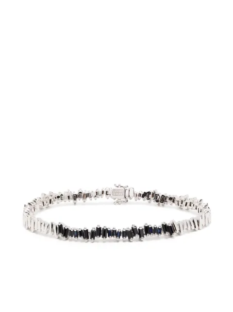 Suzanne Kalan 18kt white gold sapphire bracelet Silver AKB571MWG