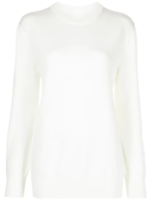 Jil Sander crew-neck merino wool sweater Green J04GP0001J14532