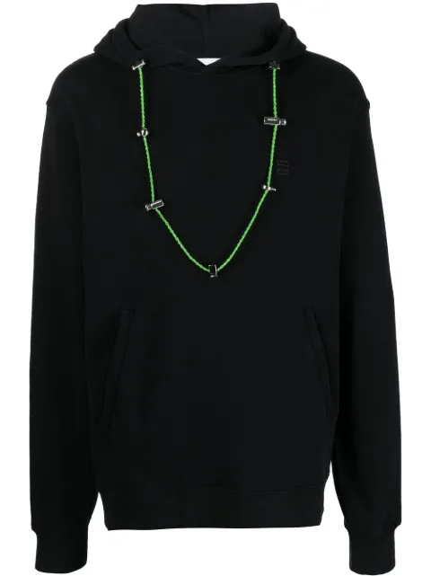 AMBUSH Stoppers relaxed-fit hoodie Black BMBB023F22FLE0011084