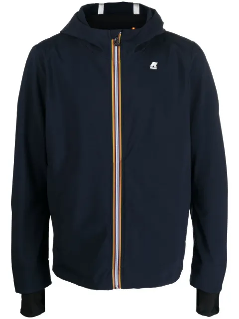 K-Way Jack Bonded hooded jacket Blue K7118IW
