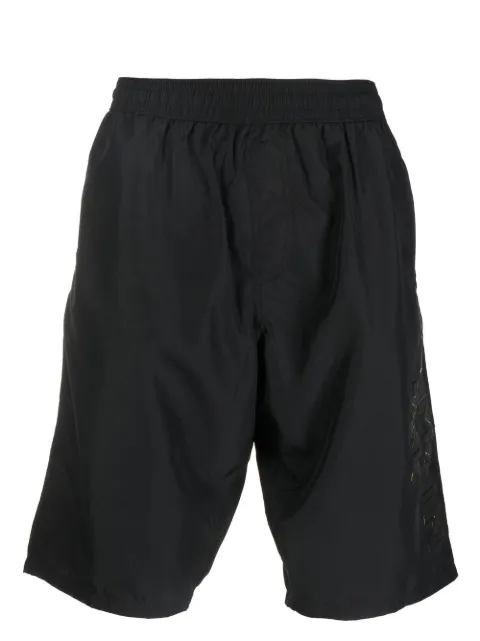 Balmain logo-print swim shorts Black BWB730540