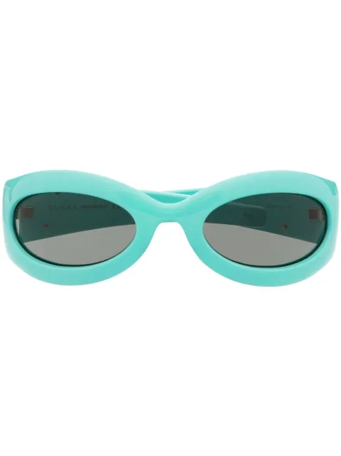 Gucci Eyewear Blondie geometric-frame sunglasses Blue 705327J1691