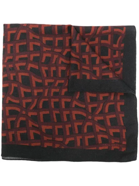 Tagliatore graphic-print scarf Black FOULARD70CPIT47F