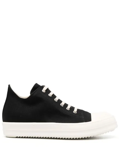 Rick Owens DRKSHDW lace-up low-top sneakers Black DU02B4802DQ