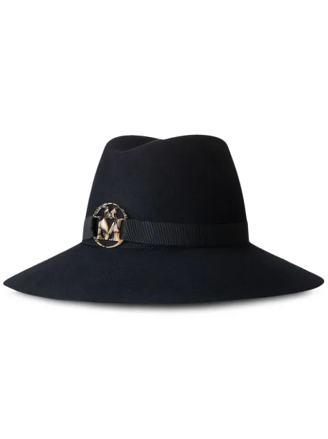 Maison Michel Kate wool-felt fedora hat Blue 1009092001