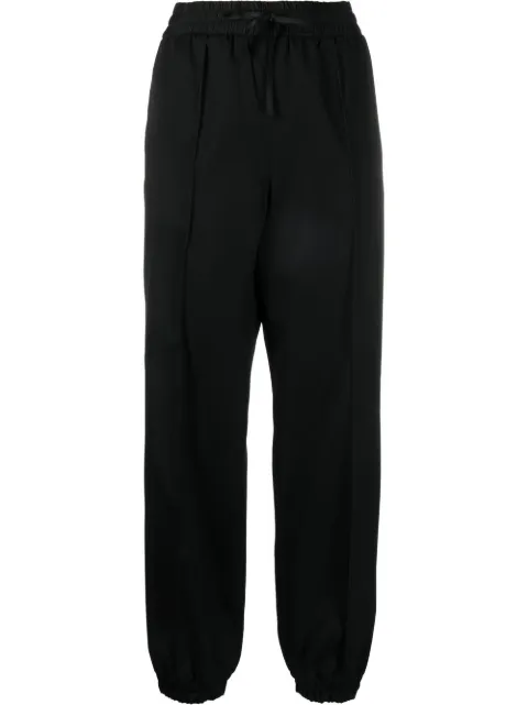 Jil Sander drawstring-fastening waist trousers Black J02KA0002J40003