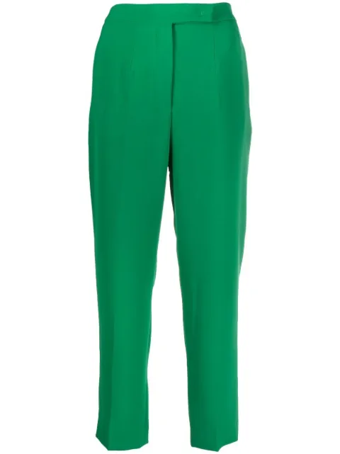 Blanca Vita Pratolina cropped trousers Green PRATOLINA1352