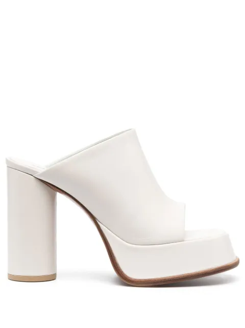 AMBUSH open-toe sandals Neutrals BWIJ003F22LEA0010100
