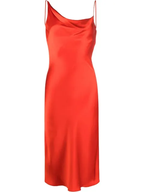 Stella McCartney cowl-neck midi dress Red 6A00873AU3096025